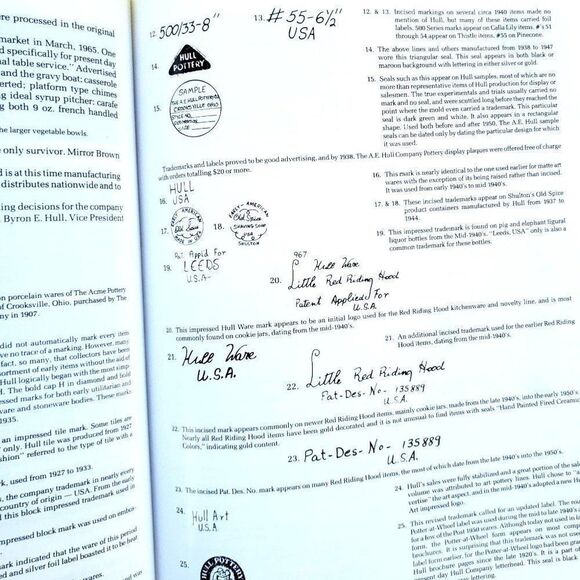 Collectors Encyclopedia of Hull Pottery Brenda Roberts Value Guide 1995 - Picture 7 of 12